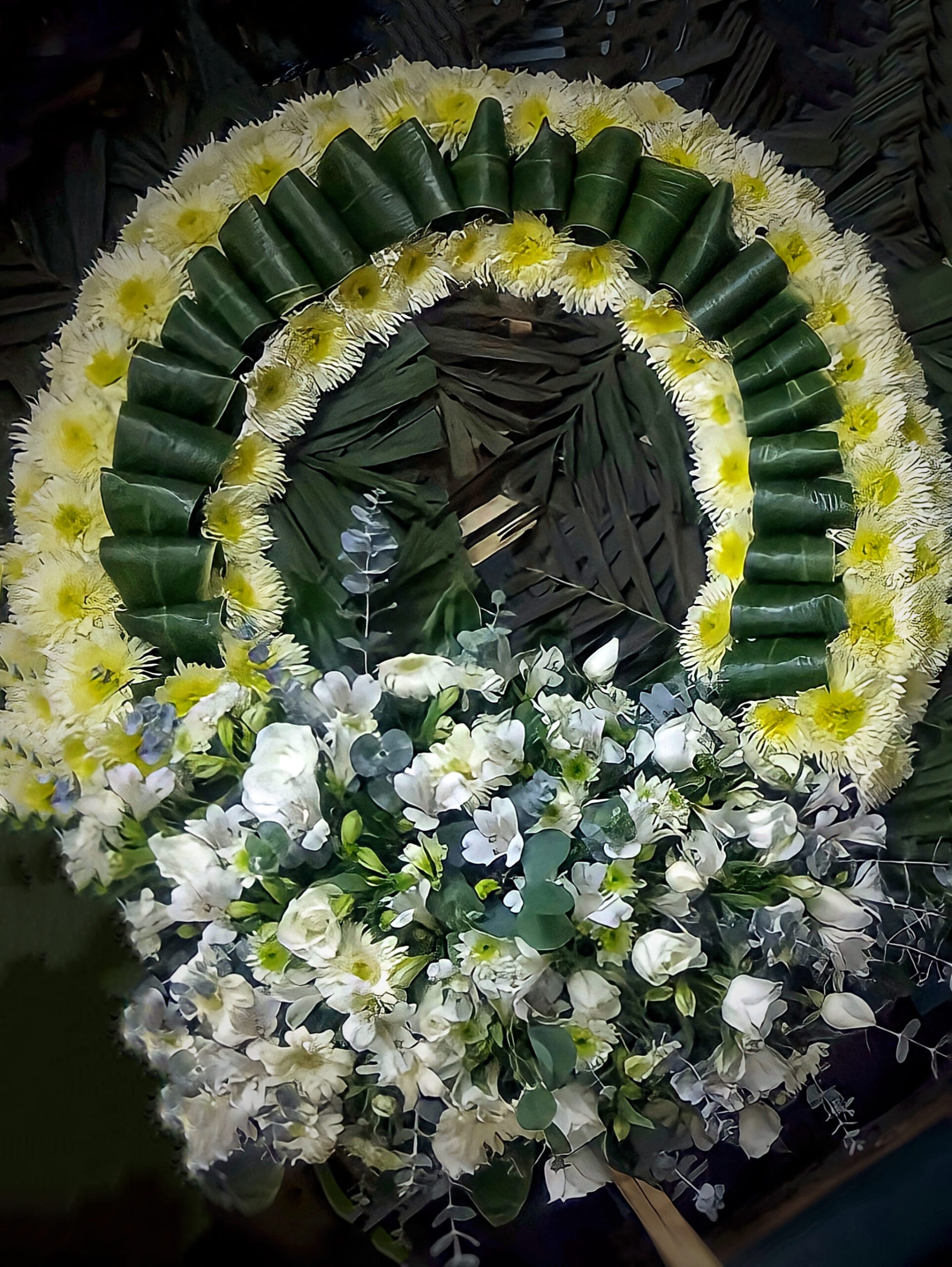 Arreglos florales funerarios