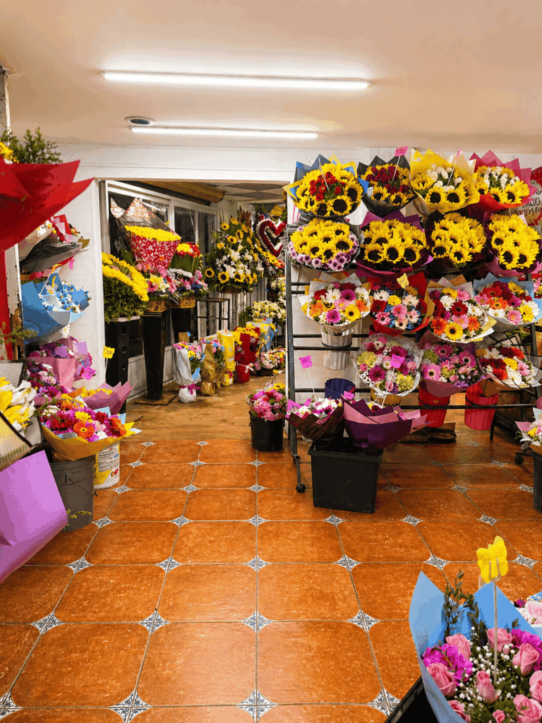 Lobby de la florería Morales