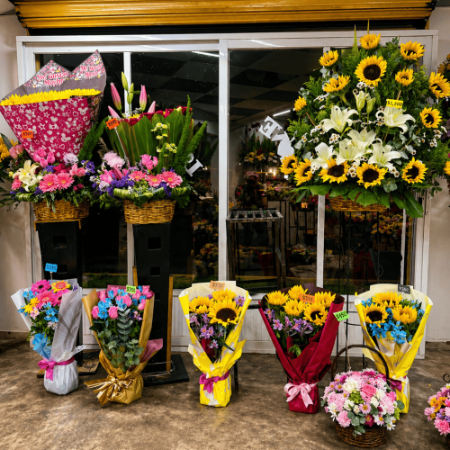 Entrada de la florería Morales